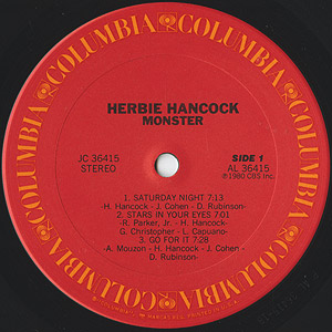 Herbie Hancock / Monster(LP) / Columbia 1980 USオリジナル盤 EX-/EX