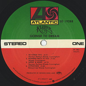 Kleeer / License To Dream(LP) / Atlantic 1981 USオリジナル盤 EX
