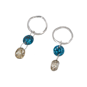 GSTV PT900 ブルーダイヤモンド(トリート) & ブラウンダイヤ チャーム