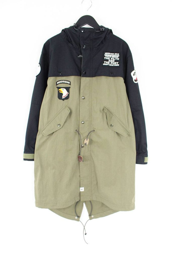 ネイバーフッド NEIGHBORHOOD バイカラーワッペンモッズコート の買取