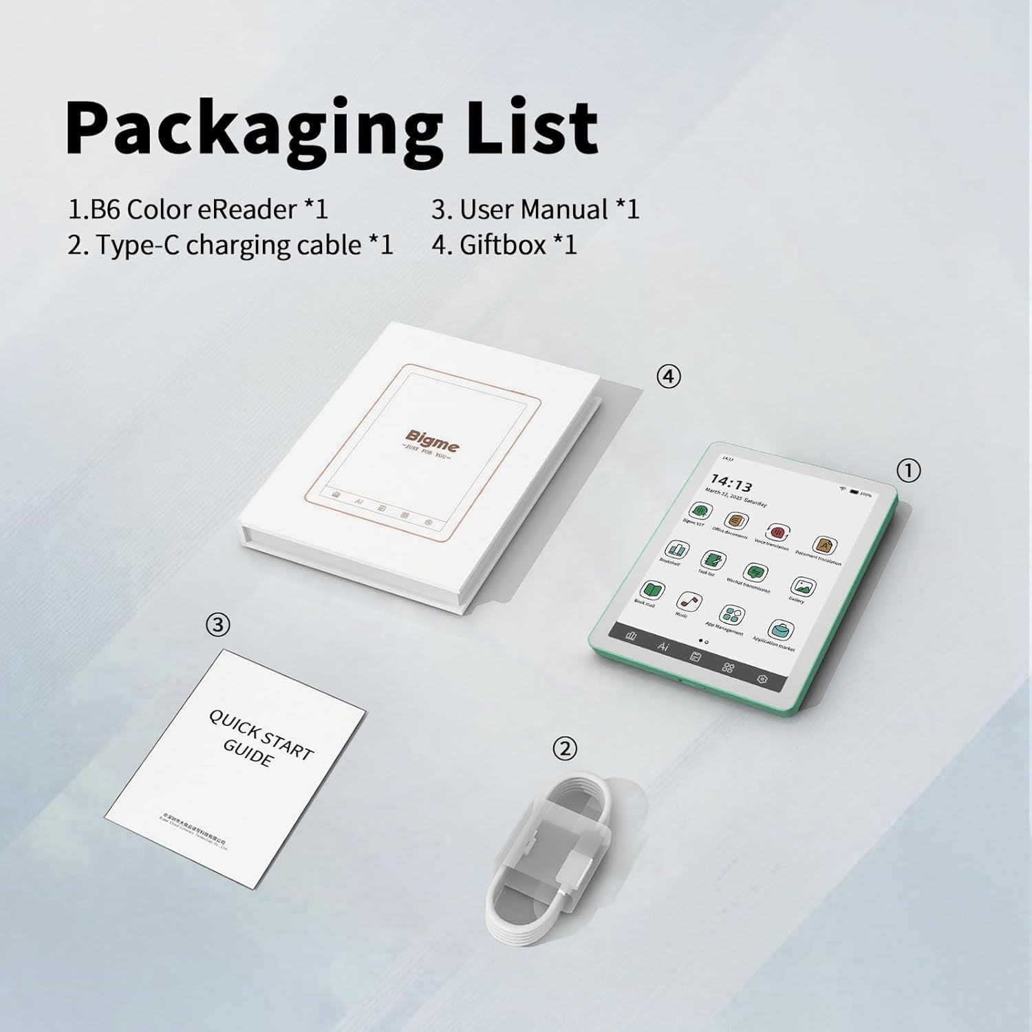 Bigme B6 Color | E-Reader 6