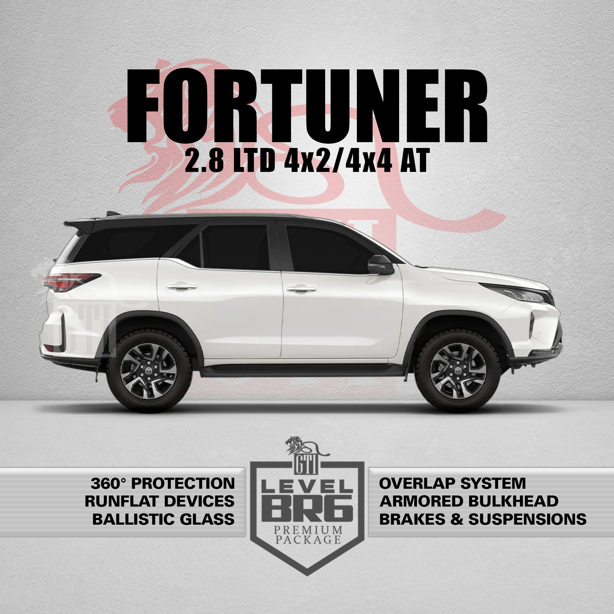 Bulletproof Toyota Fortuner – Unmatched Security & Performance