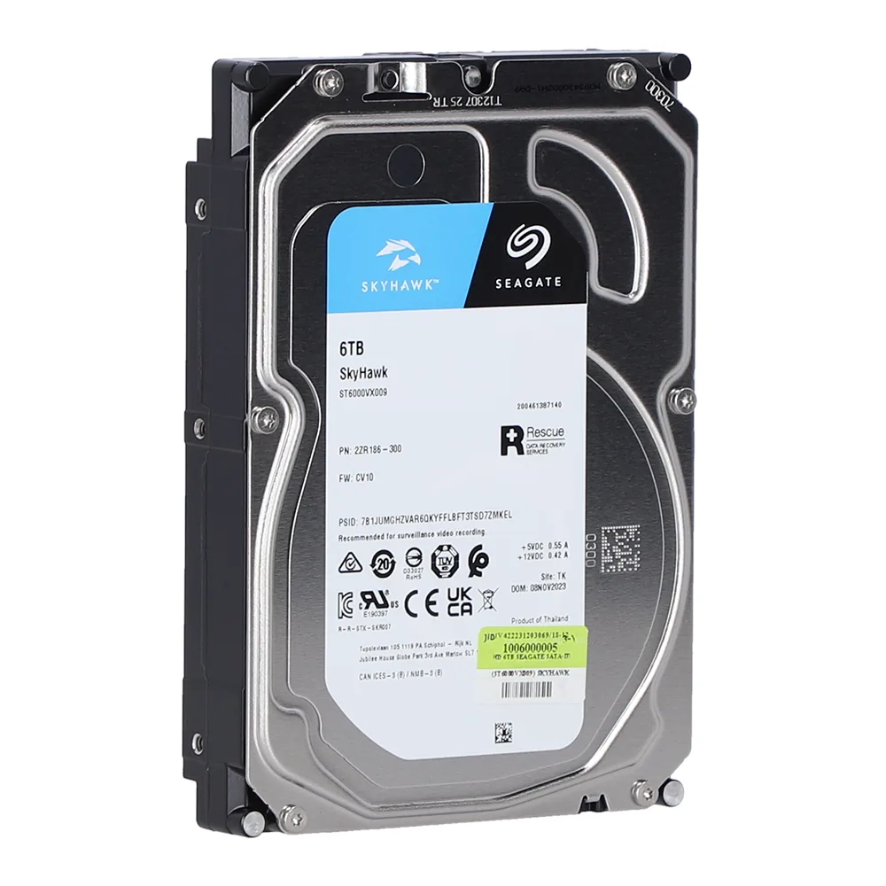 6 TB 3.5 INCH HDD SEAGATE SKYHAWK - SATA3 [ST6000VX009] ราคา ถูก