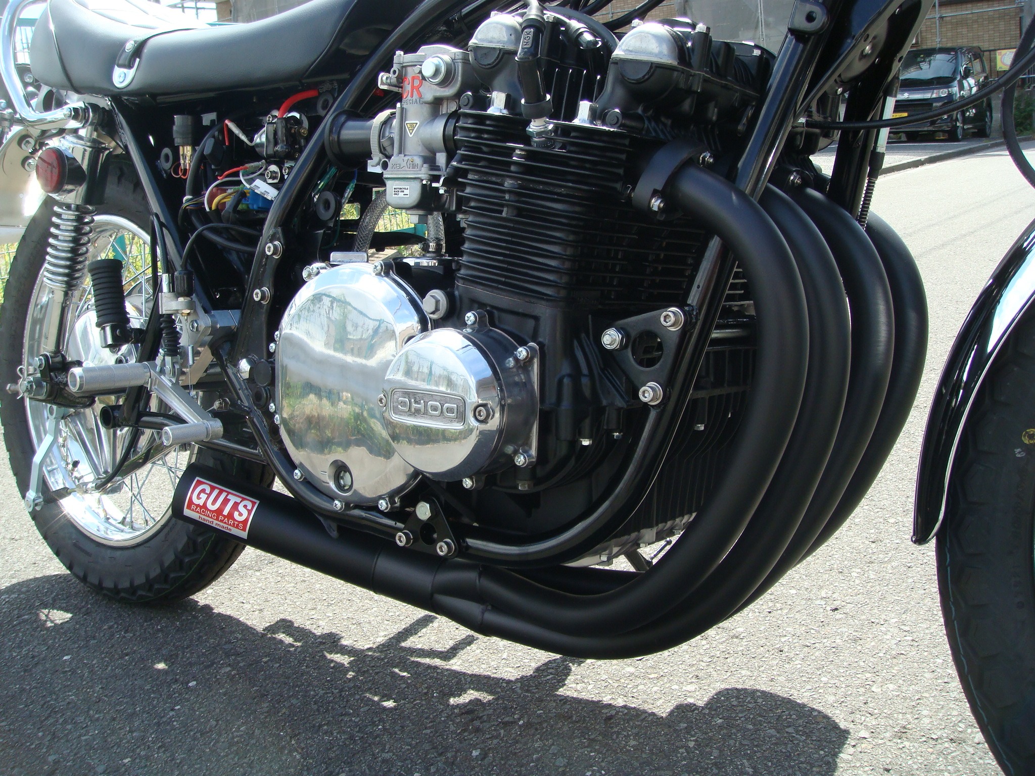 ○Z/KZ ハラシタ集合管 8mmフランジ (Z1/Z2/Z750/Z900/Z1000/KZ/FX-1