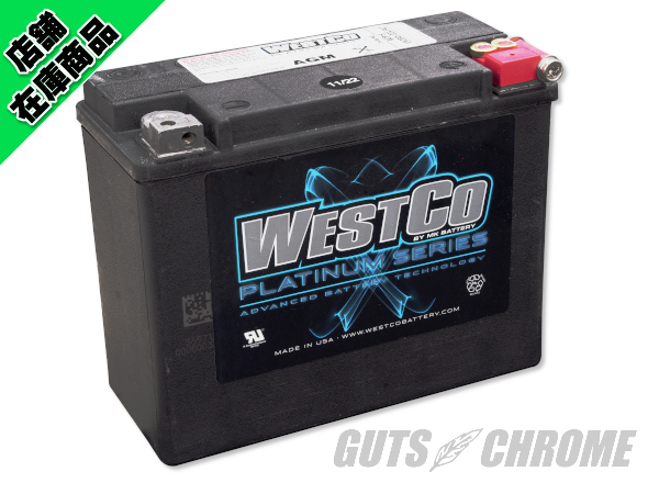 ○WESTCOバッテリー 97年以降XL/ダイナ/ソフテイル OEM 65989-97C
