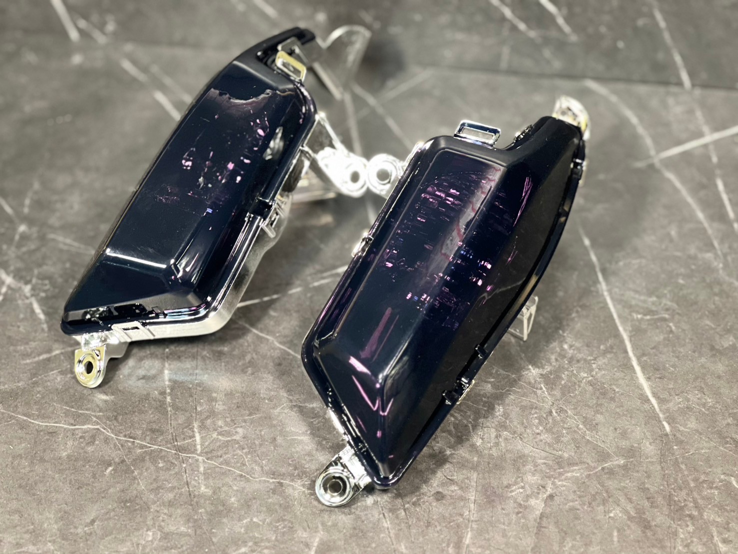 4型シグナスX用フロントウインカーレンズ｜オレンジ・レッド・スモーク