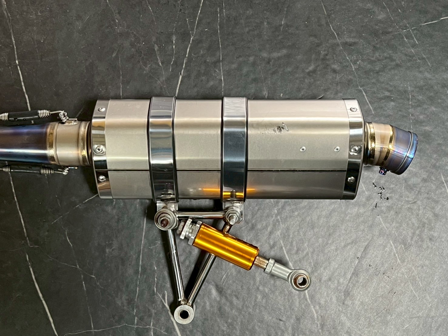 ホットラップ HOTLAP×KN チャンピオンマフラー チタン｜シグナスx