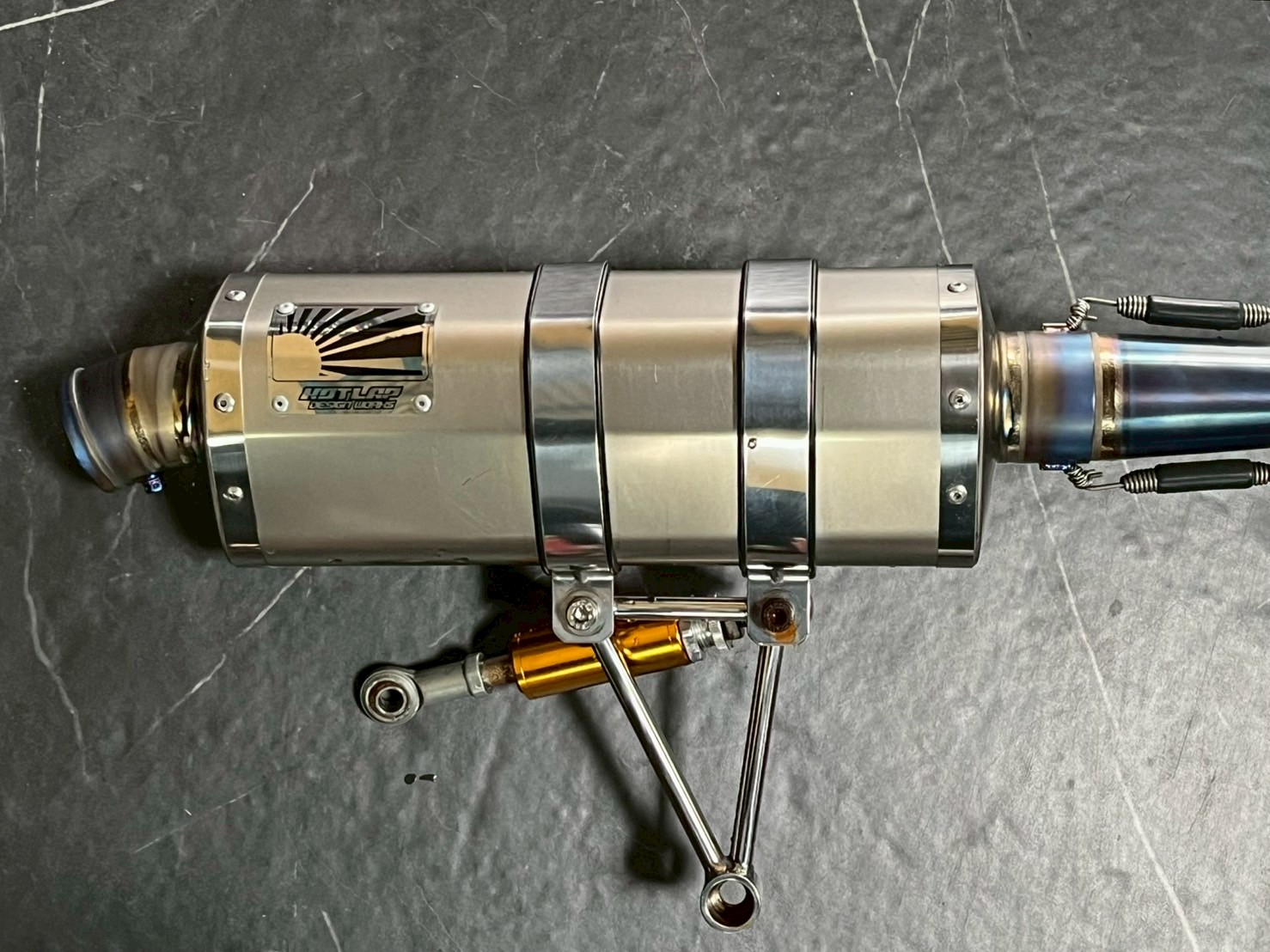 ホットラップ HOTLAP×KN チャンピオンマフラー チタン｜シグナスx