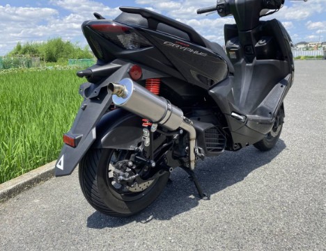 ガレージバル 100φ マフラー｜シグナスX／グリファス対応｜FP4ST専用