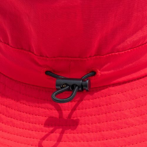 赤サーフハット (ドローコード＆あごストラップ付)