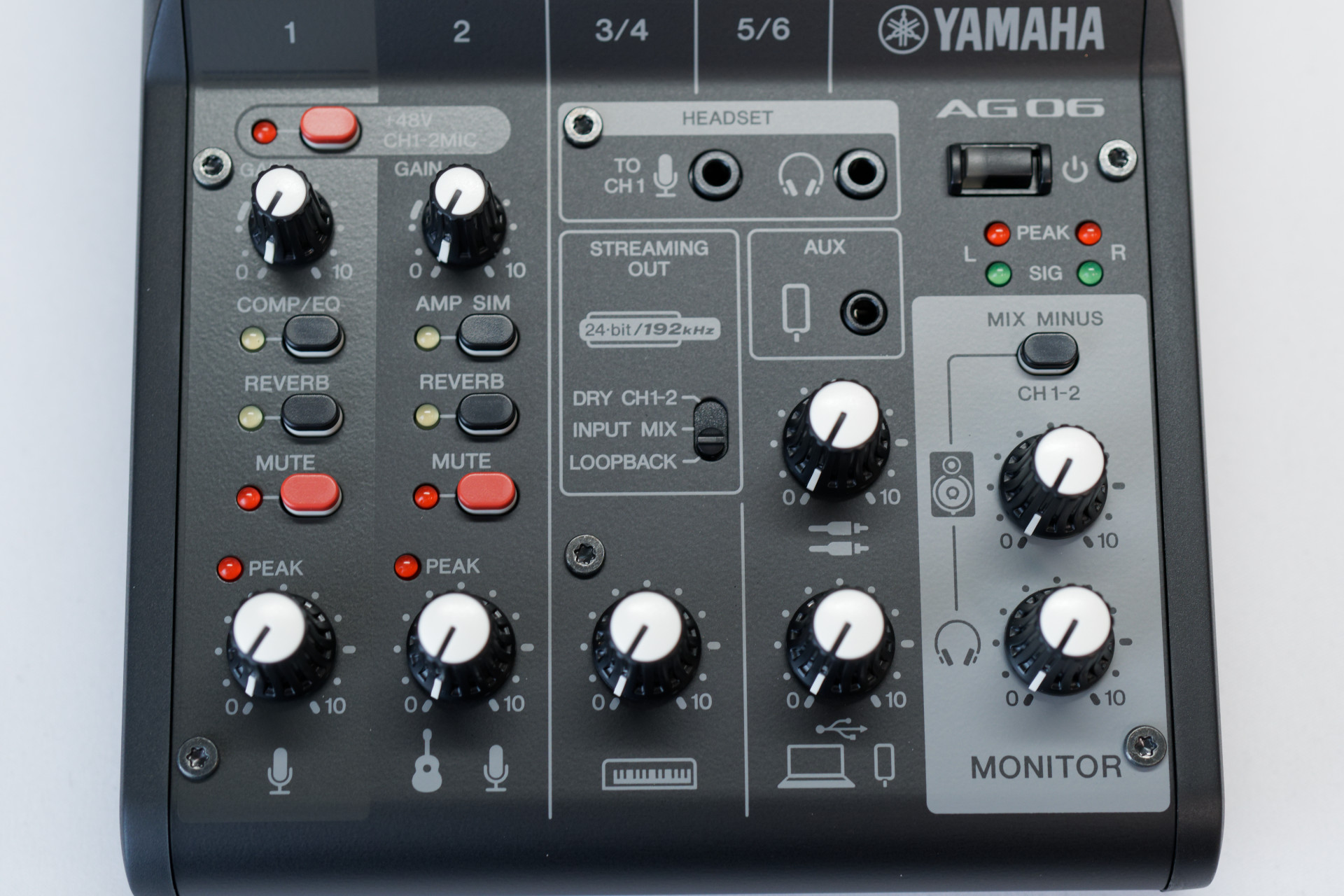 ヤマハ AG06mk2 ライブストリーミングミキサー｜ぐふとく！