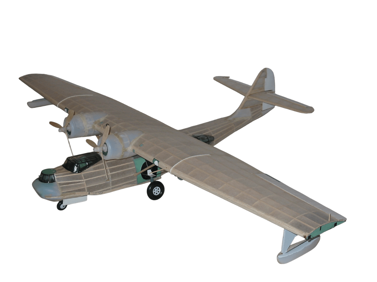 Guillow社大型スケールディスプレイモデルキットCatalinaPBY-5a