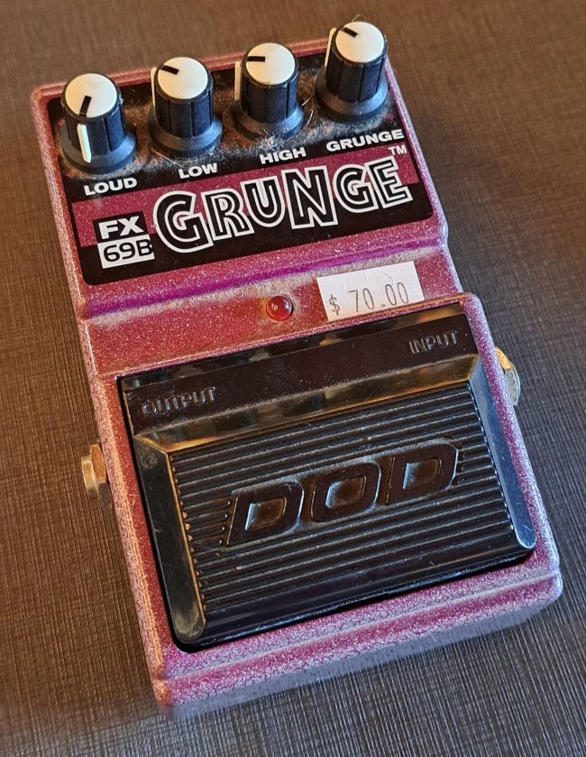 DOD FX69B Grunge Distortion Pedal Settings - Guitar Chalk