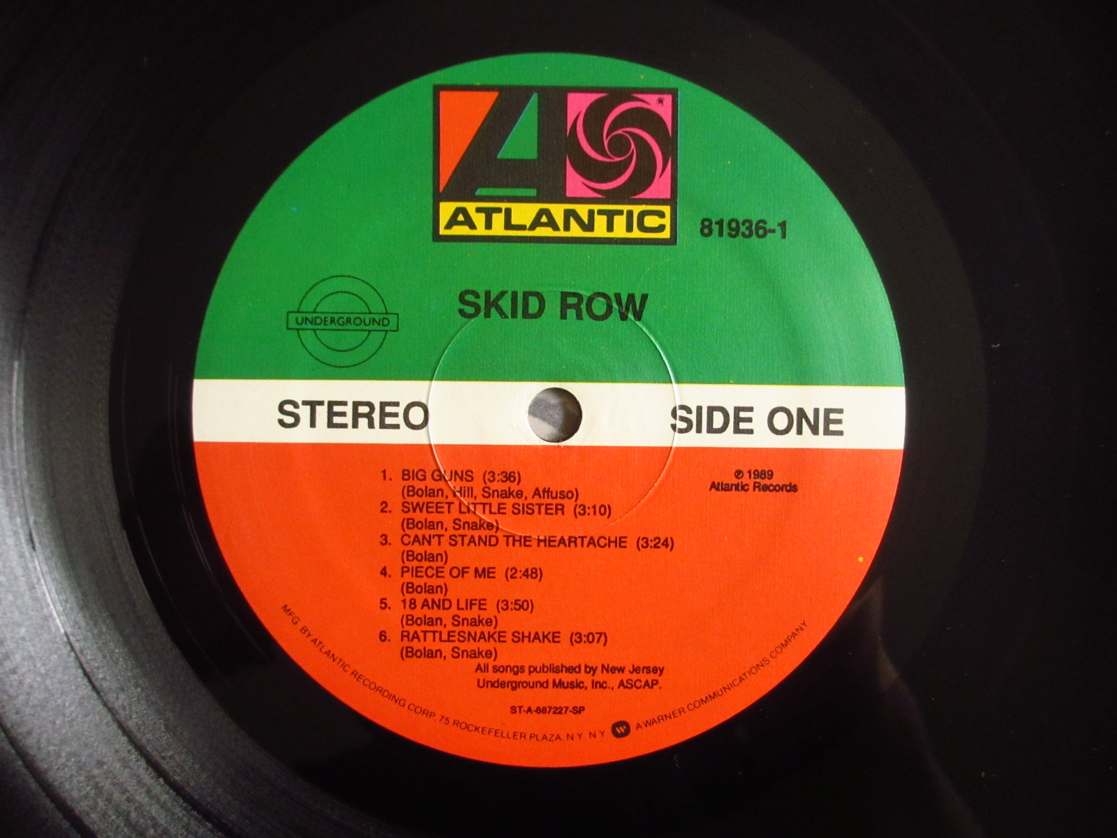 Skid Row / Skid Row - Guitar Records