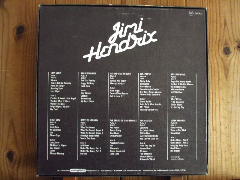 10枚組LPボックス！□Jimi Hendrix / 10 LP Kassette - Guitar Records