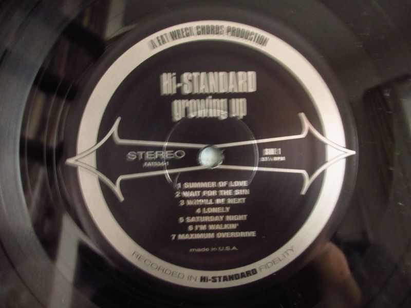 Hi-Standard / Growing Up - Guitar Records