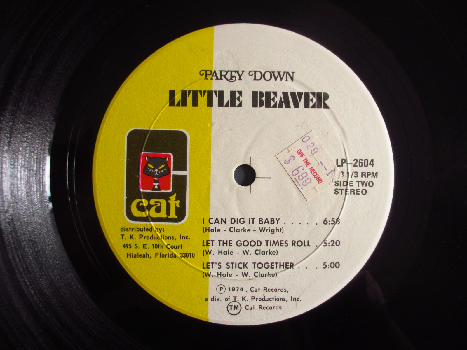 Little Beaver / Party Down - Guitar Records