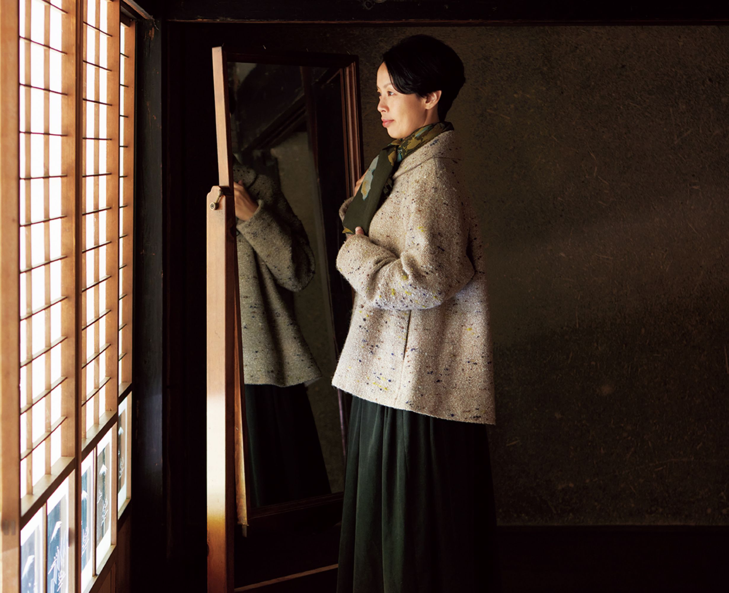 群言堂リネンウール刺繍袖プルオーバー 暮らしカタログ 秋と冬 二○二