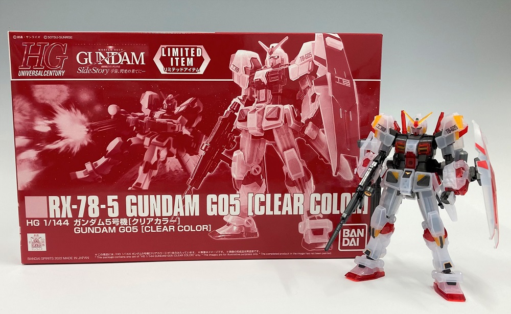 限定品紹介】HG 1/144 ガンダム4号機[クリアカラー]×HG 1/144 ガンダム