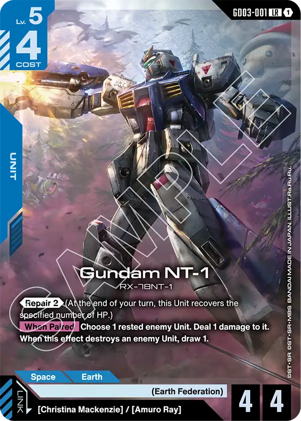 GD03 The-O Repair Deck | GUNDAM CARD GAME Official Website