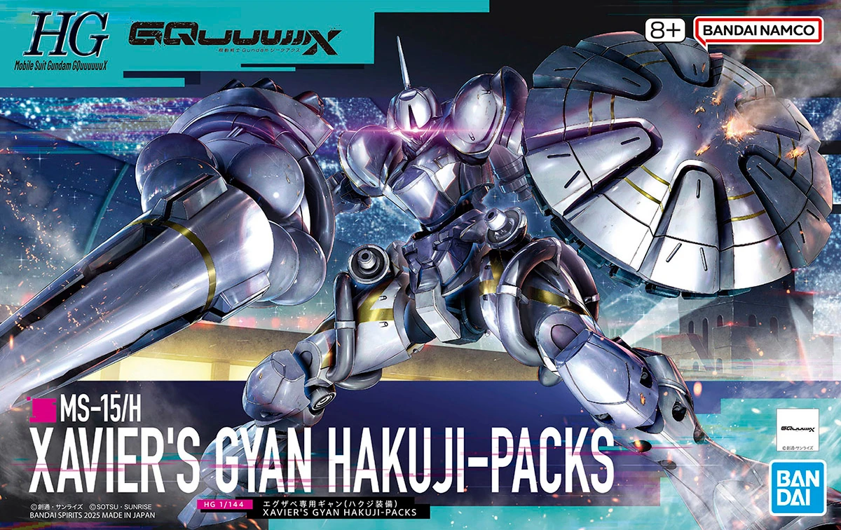 HGGQX #007 MS-15/H Xaviers Gyan Hakuji-Packs - GundamPros