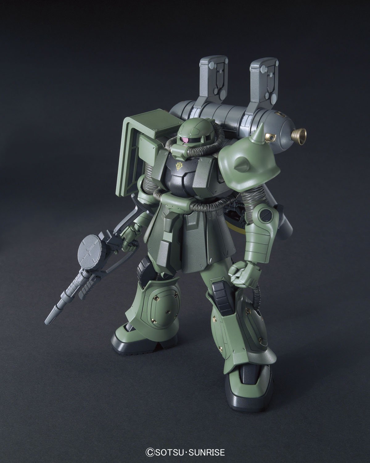 HG MS-06 Zaku II and Big Gun Set Gundam Thunderbolt Version