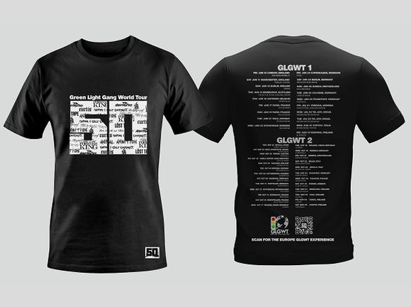 GLG World Tour Concert T-Shirt w/Dates and QR Code! – G-Unit