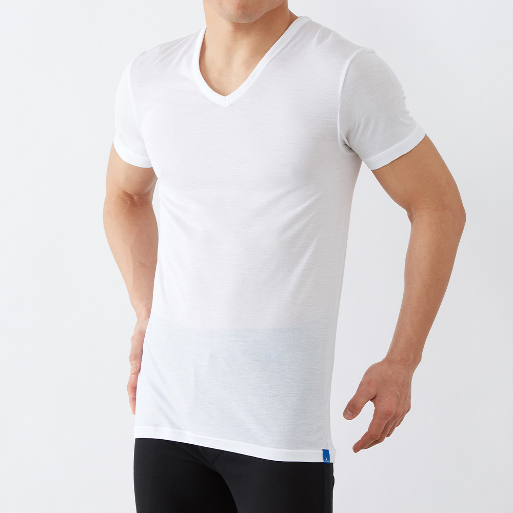 圧巻の通気性】VネックTシャツ【SALE】 MC1815B :メンズ トップス