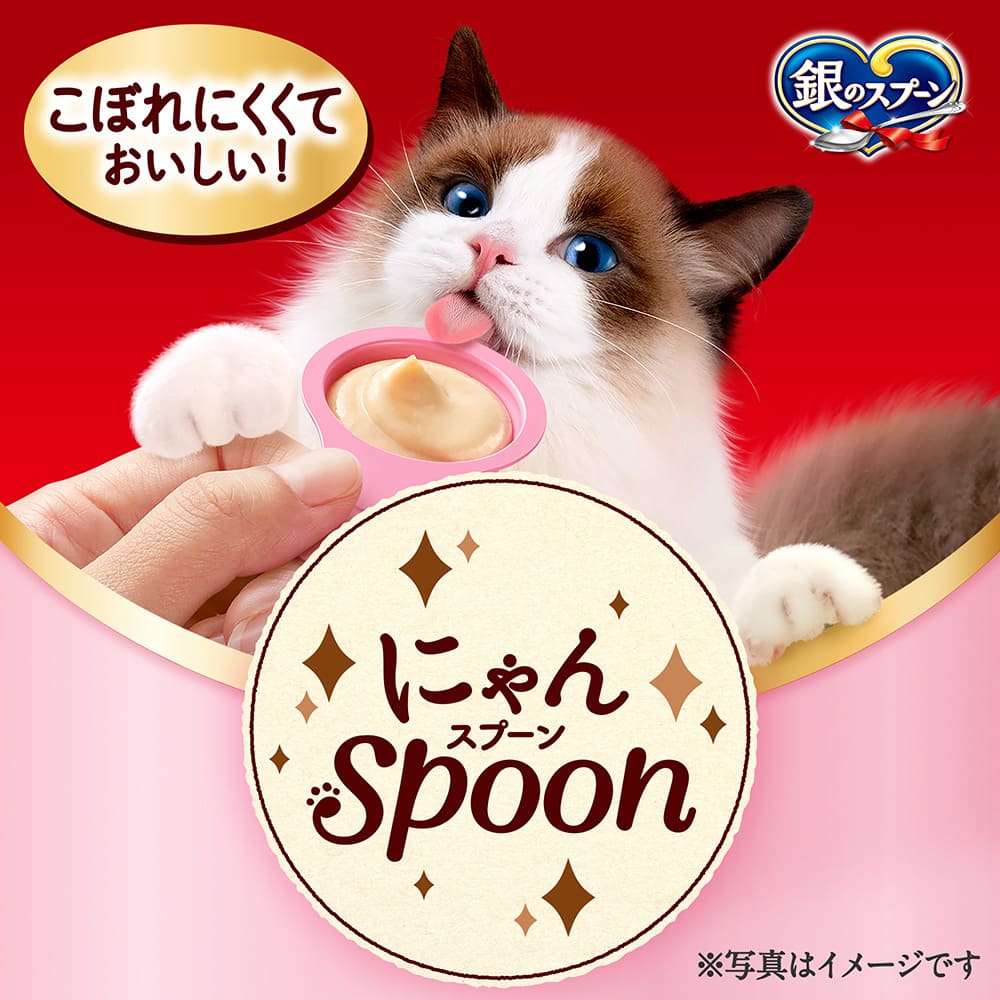銀のスプーン おやつ にゃんSpoon 2種のアソートまぐろ＆鶏ささみ味