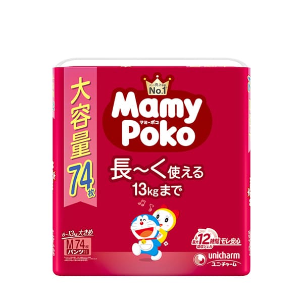 パンツ Lサイズ〕マミーポコパンツ ドラえもん オムツ 62枚｜ユニ