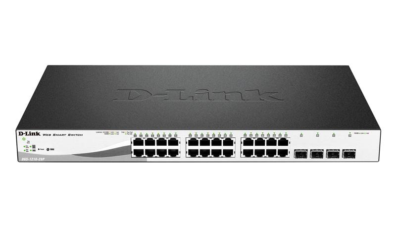 DGS-1210-28P 28-Ports PoE Gigabit Web Smart Switch | D-Link