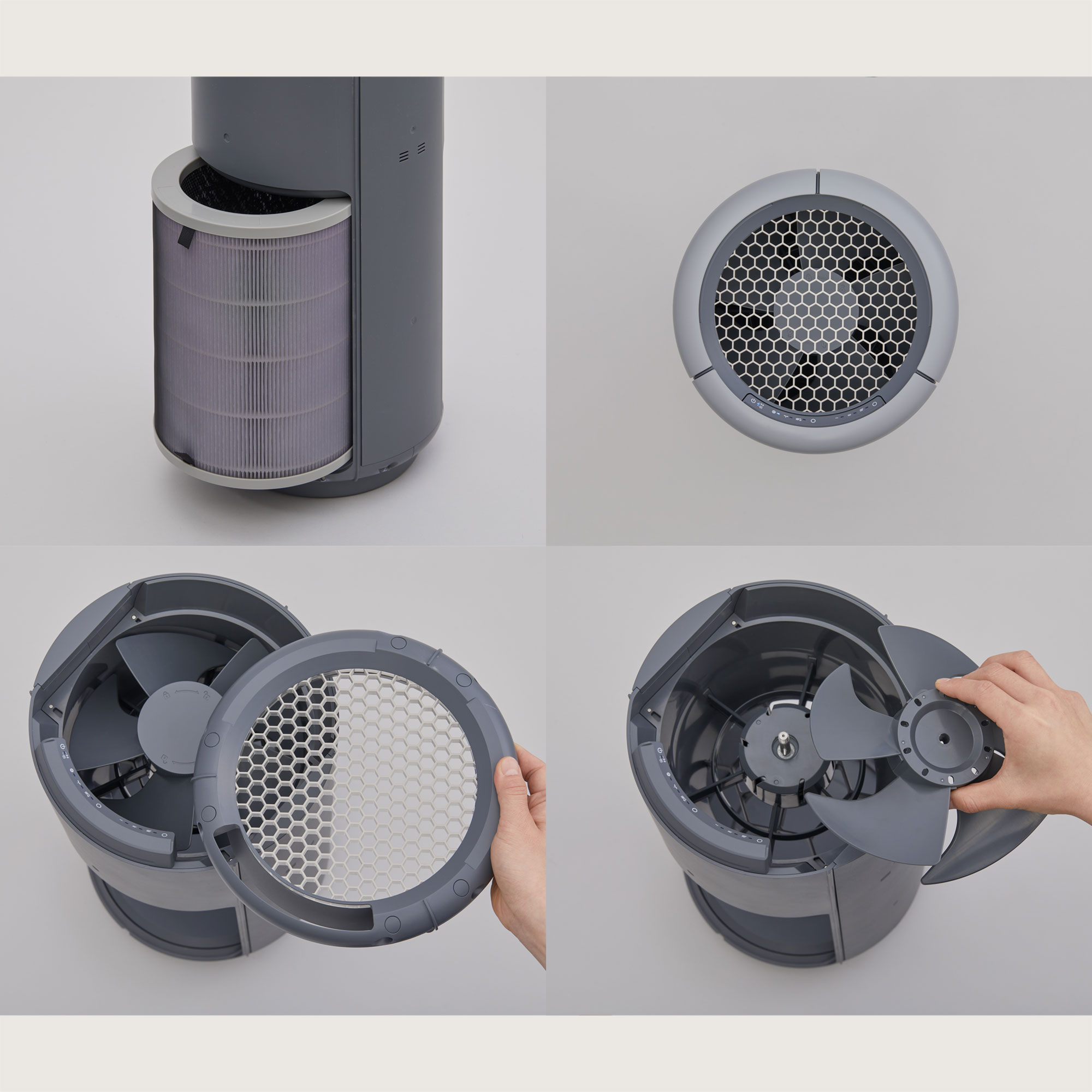 Cado(カドー) ～21畳 空気清浄機 『LEAF 250』 AP-B250-WH (ホワイト