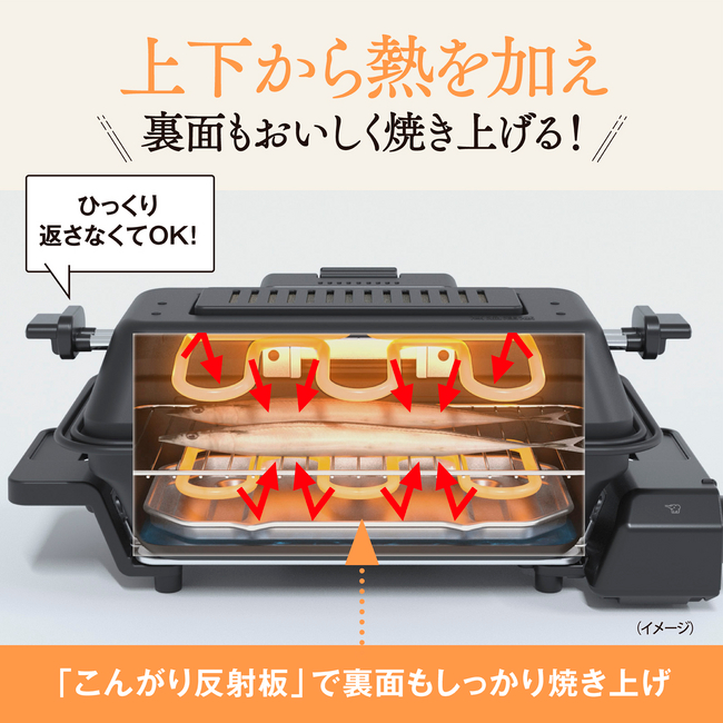 ZOJIRUSHI(象印) グリル 両面焼き マルチロースター EF-WA30-HZ