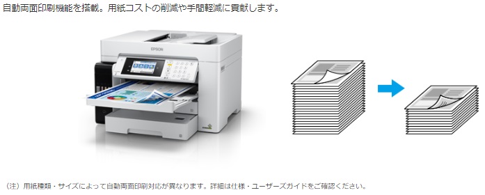 ☆EPSON エコタンク搭載モデル ビジネスインクジェット複合機
