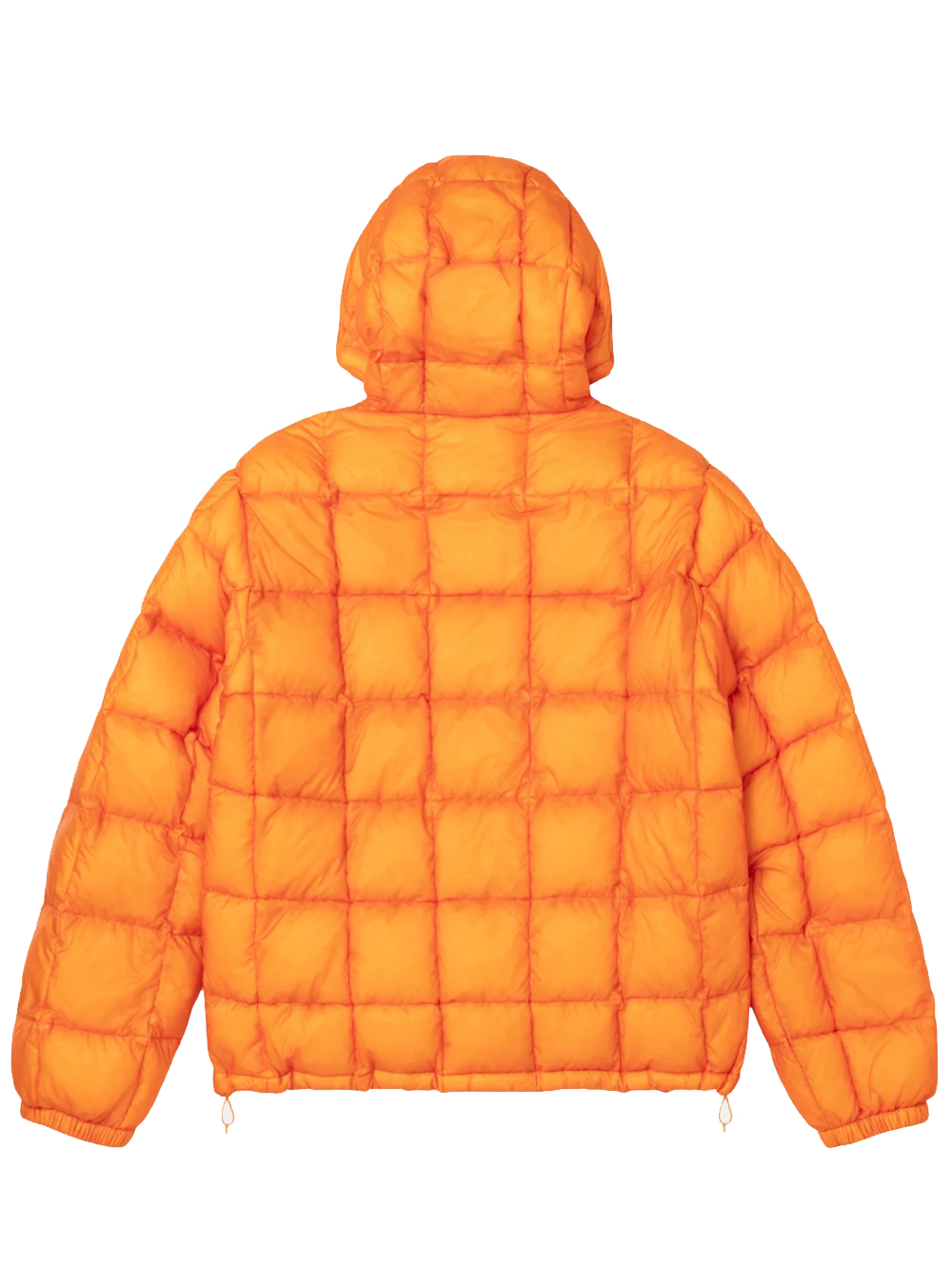 midweight hooded puffer man orange - STÜSSY - d — 2