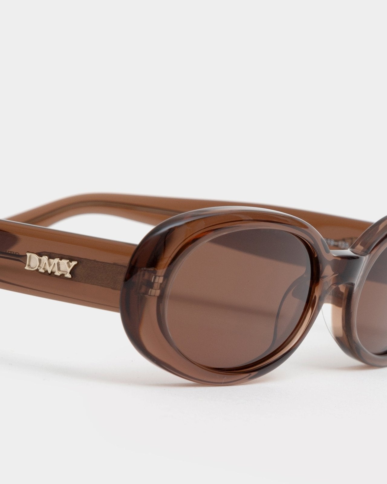 Valentina Transparent Brown Sunglasses — DMY Studios
