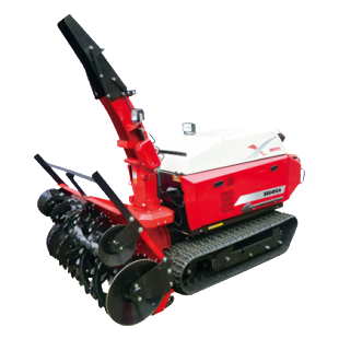 除雪機用キャタピラ（ゴムクローラー）の交換、修理について｜建設機械