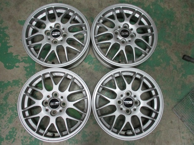 コペン純正15インチBBS RXをオレンジカスタム塗装＋ブラッシュド加工