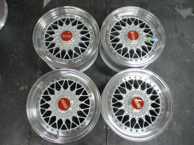 BBSRS15インチをプリマドンナ仕様へリメイク/パールホワイト塗装