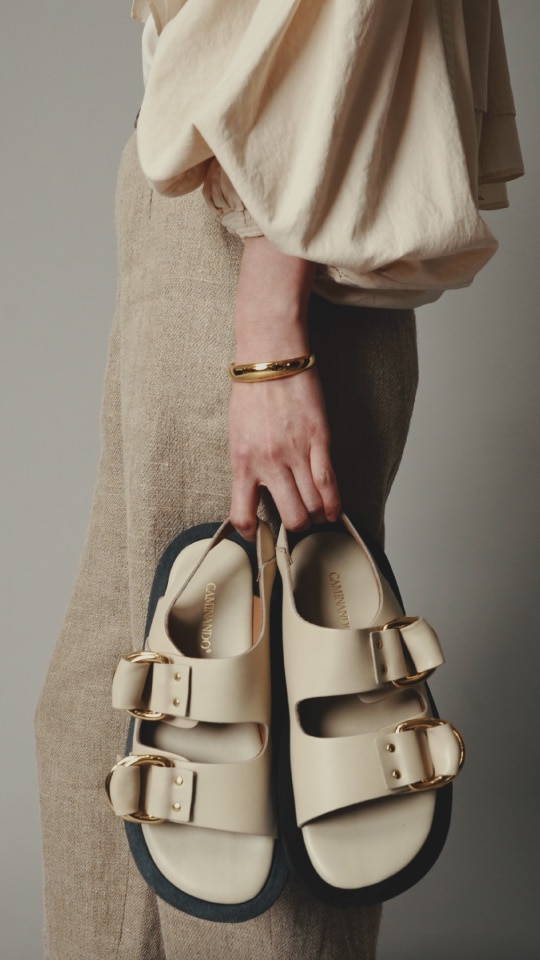 CAMINANDO別注＞ダブルリングプラットフォームサンダル | [公式]カレン