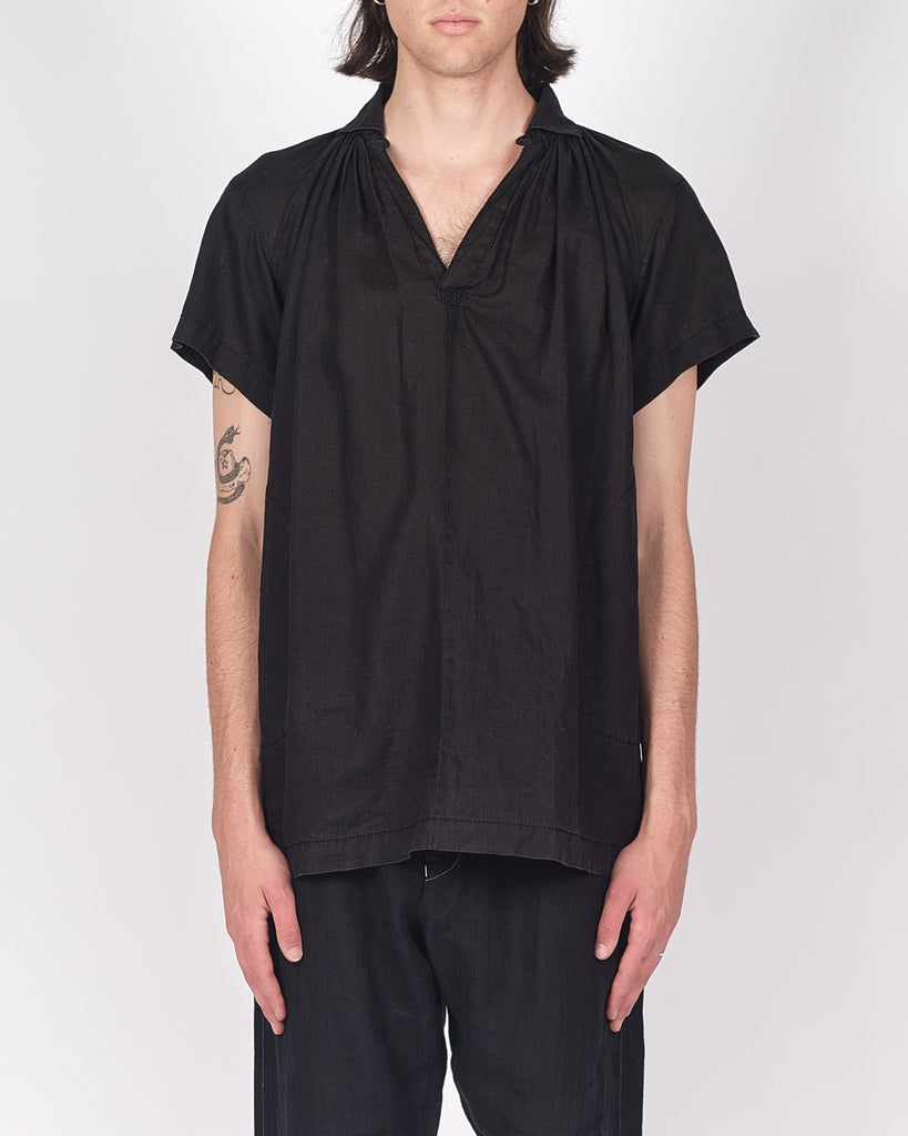 COMME des GARÇONS tricot gathered neck shirt – dot COMME