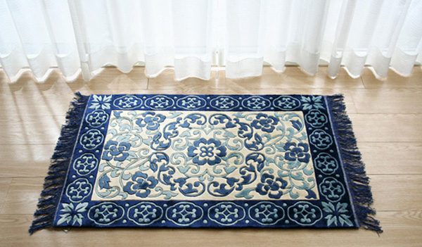 シルク段通玄関マット CJS-36711 | ラグマット・玄関マットの通販