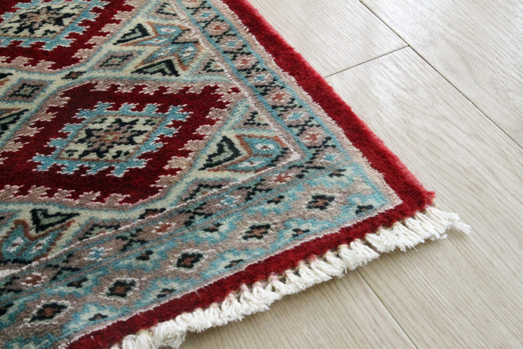 パキスタン段通玄関マットP69-9206 31×129cm | ラグマット・玄関マット