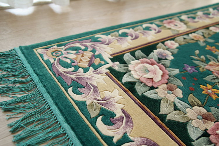 処分特価！シルク緞通玄関マット CJA-7398-2 61×91cm | ラグマット