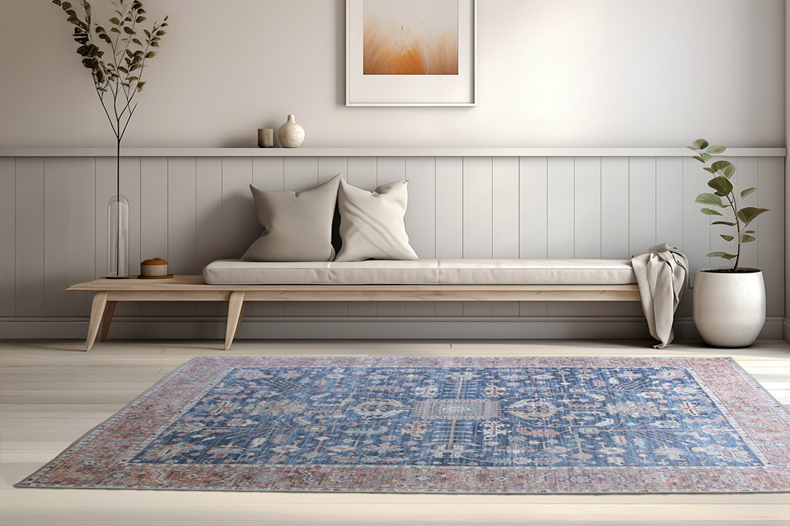 レトロ Retro トルコ製 ビンテージスタイルラグ CV-FIRST 01