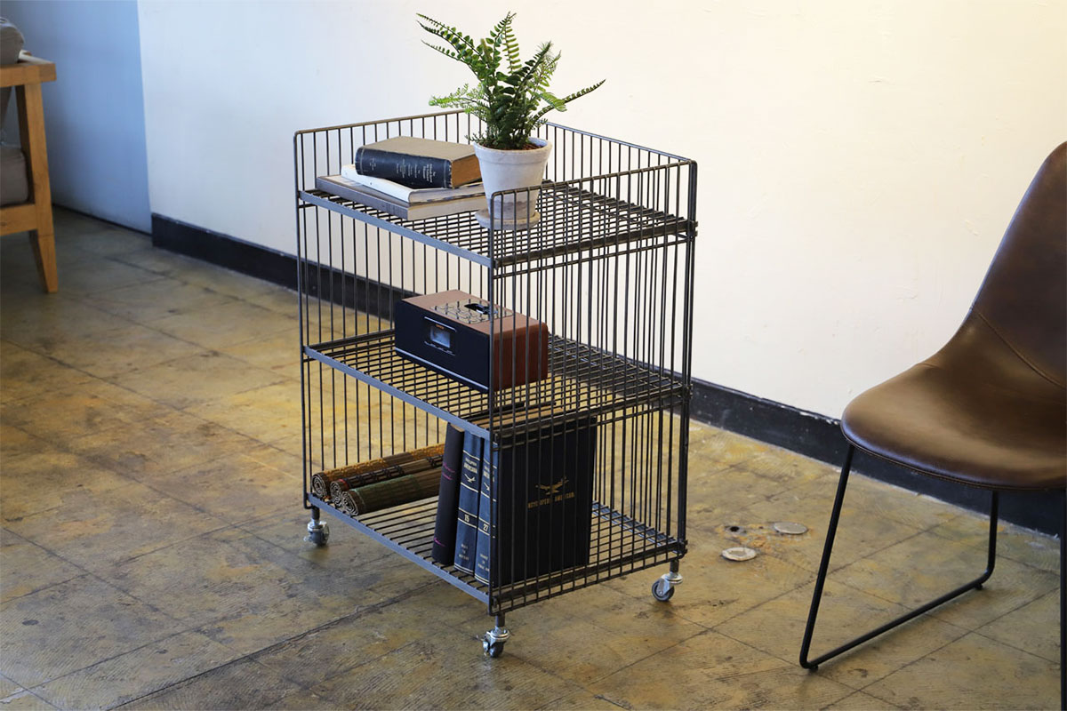 COLLEND ワイヤーワゴン ＜幅/ワイド 棚/ダブル＞ | DOUBLEDAY ONLINE SHOP