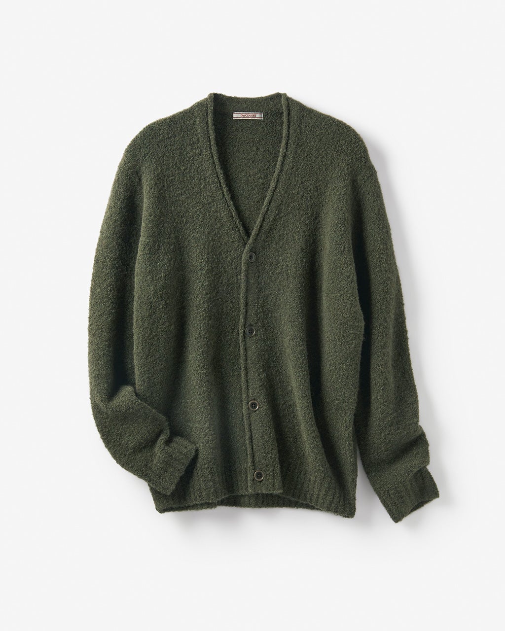 アルパカ混 コンフォートカーディガン/DoCLASSE