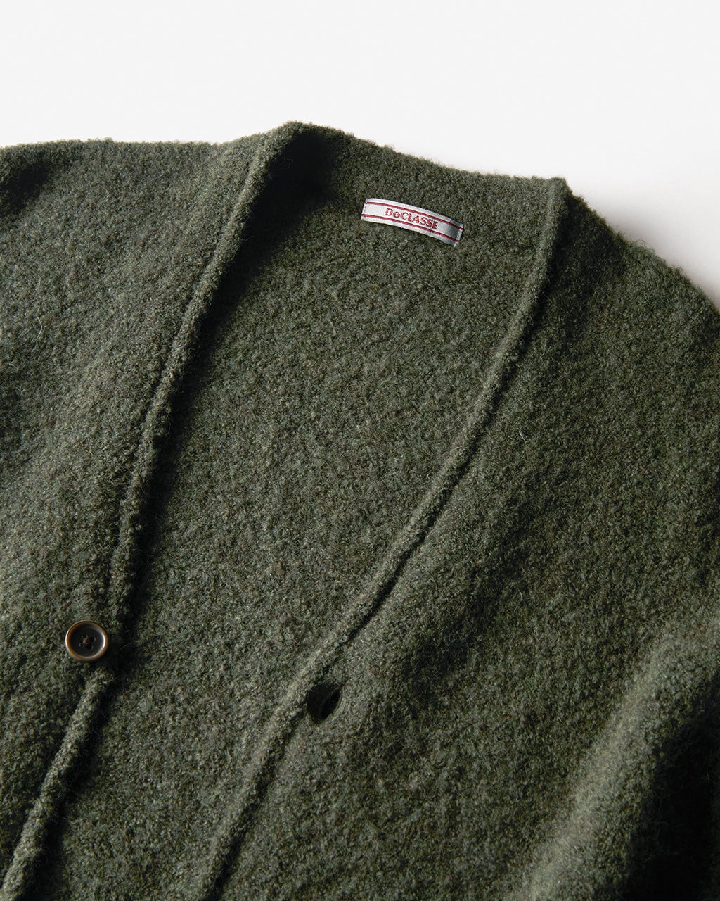 アルパカ混 コンフォートカーディガン/DoCLASSE