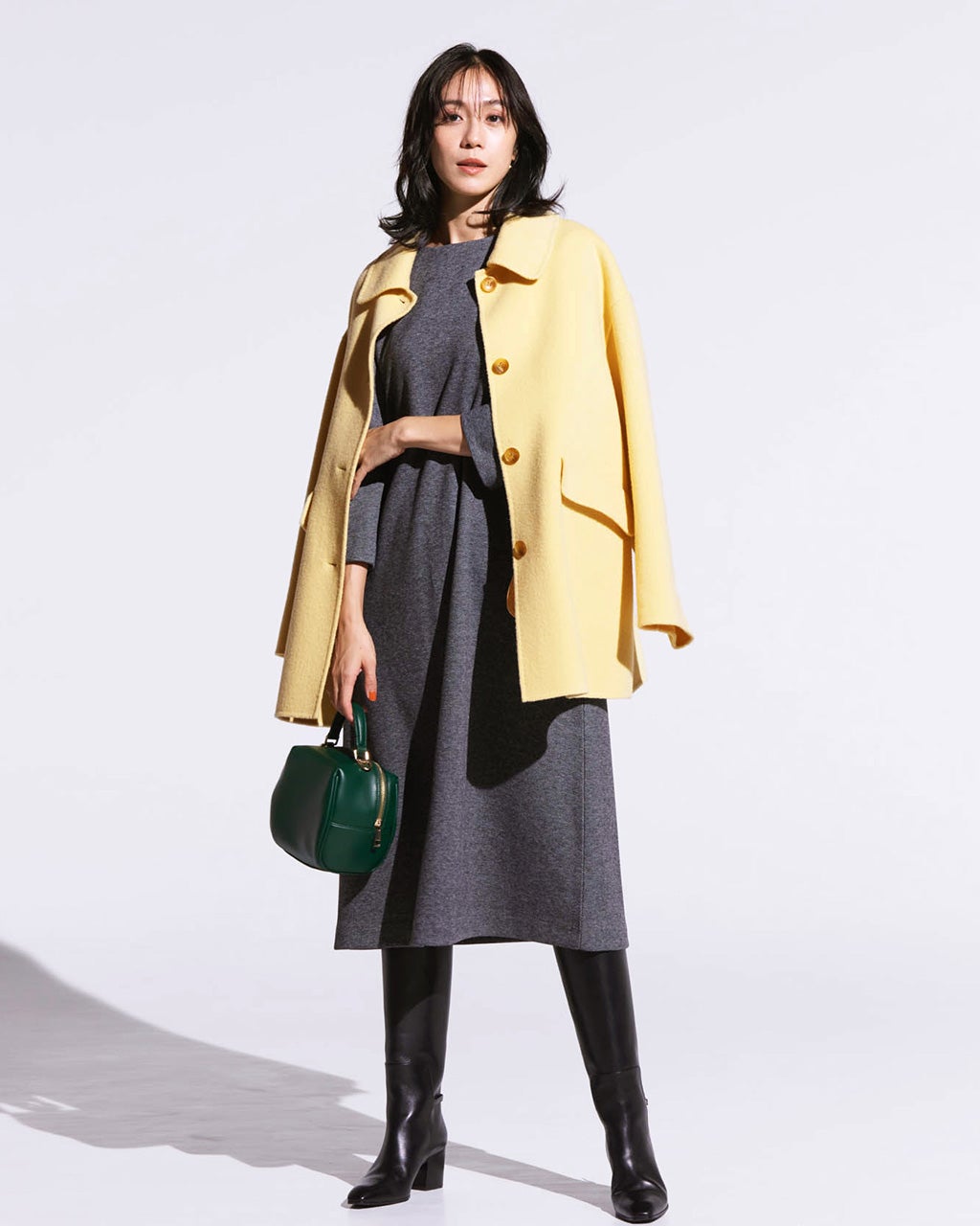 ピュアウールリバー・ミドルステンコート/DoCLASSE