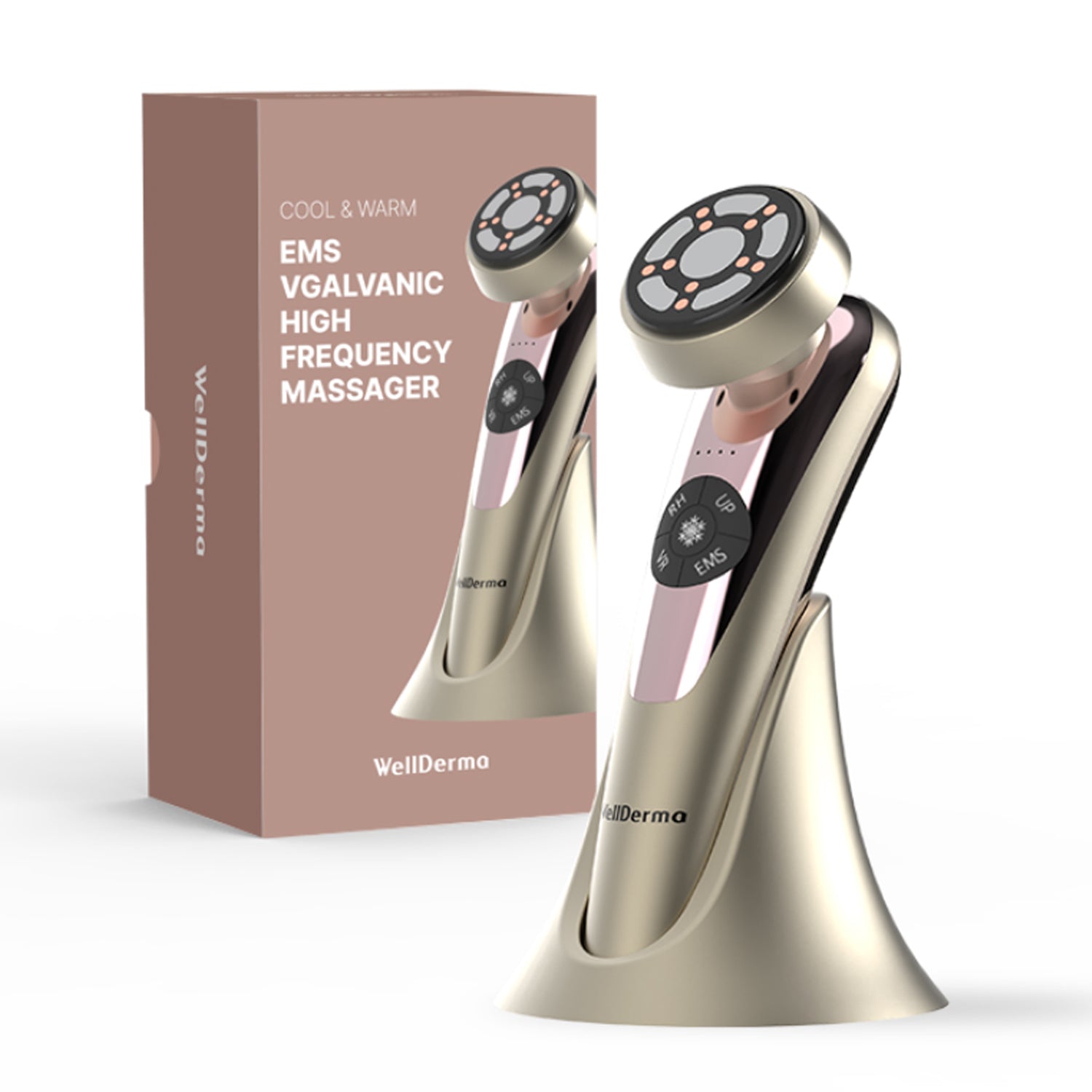 WellDerma EMS Galvanic High Frequency Massager | DODO SKIN – DODOSKIN
